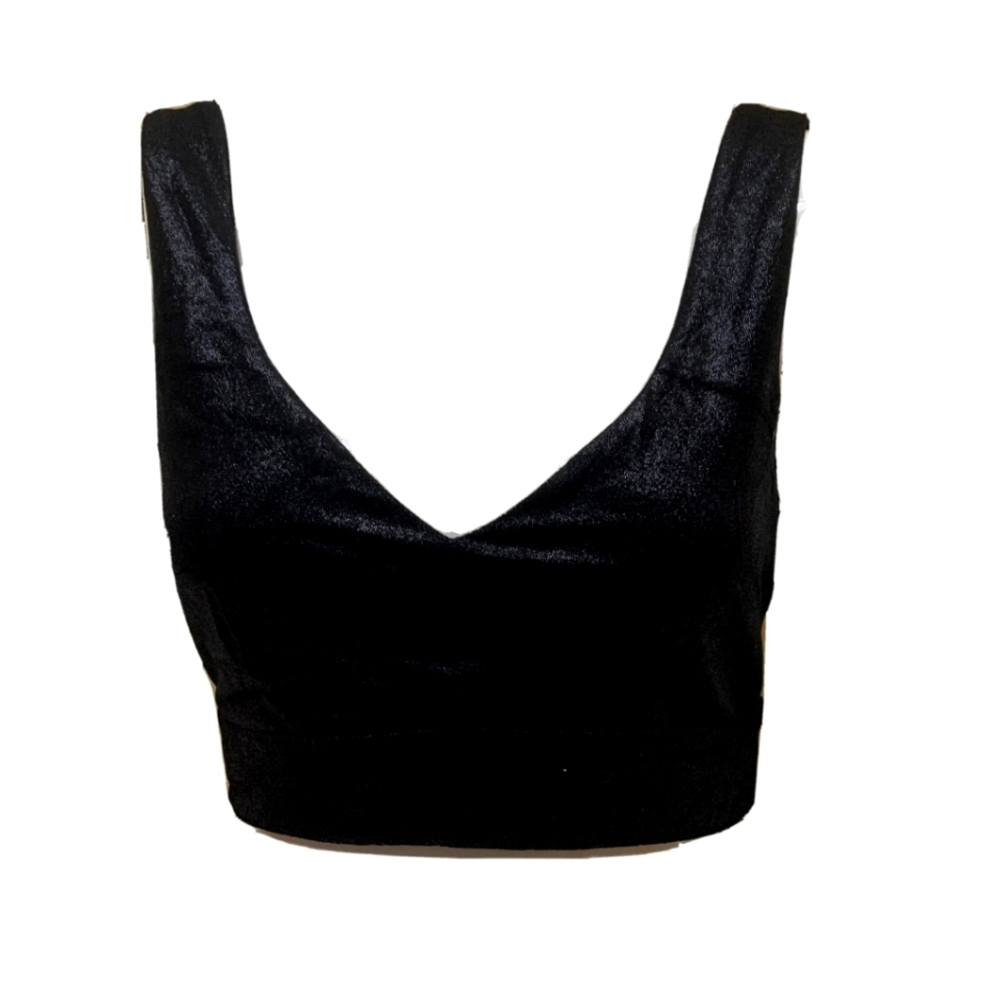 ASTR The Label Shimmer  Crop Top Size Medium NWOT
